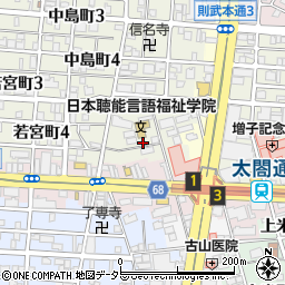 愛知県名古屋市中村区若宮町2丁目13周辺の地図