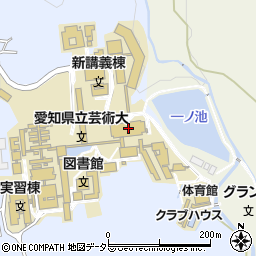 愛知県長久手市岩作三ケ峯1-114周辺の地図