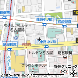 スターバックスコーヒー 名古屋伏見ATビル店周辺の地図