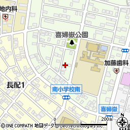愛知県長久手市喜婦嶽1114周辺の地図