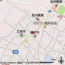滋賀県愛知郡愛荘町蚊野1568-1周辺の地図