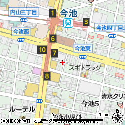 とんちゃん横井周辺の地図