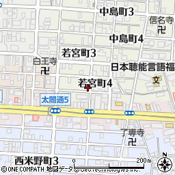 愛知県名古屋市中村区若宮町4丁目45周辺の地図