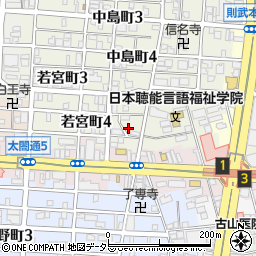 愛知県名古屋市中村区若宮町4丁目39周辺の地図