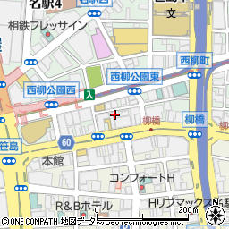 ジャパンレンタカー名古屋駅前南店周辺の地図
