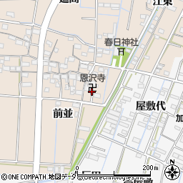 愛知県あま市七宝町下田前並18周辺の地図