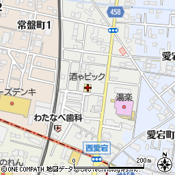 愛知県津島市西愛宕町2丁目65周辺の地図