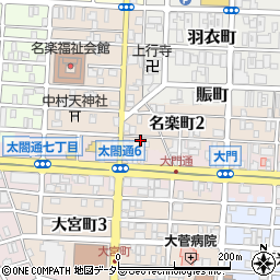愛知県名古屋市中村区名楽町2丁目54周辺の地図