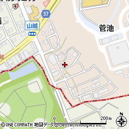 愛知県長久手市横道1002周辺の地図