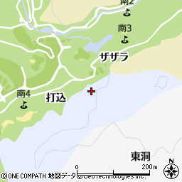 愛知県豊田市摺町打込周辺の地図