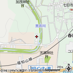 兵庫県丹波市春日町七日市594周辺の地図