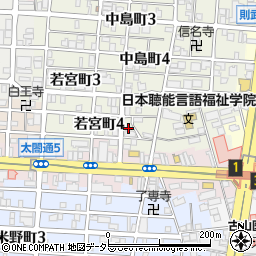 愛知県名古屋市中村区若宮町4丁目35周辺の地図