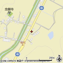 島根県大田市久利町松代70周辺の地図