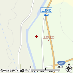 兵庫県宍粟市波賀町上野898周辺の地図