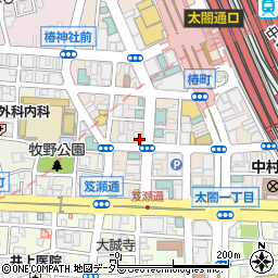 愛知県名古屋市中村区椿町1204周辺の地図