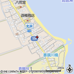 滋賀県大津市和邇北浜28周辺の地図