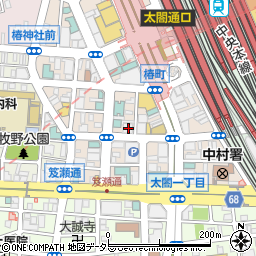 愛知県名古屋市中村区椿町13-7周辺の地図