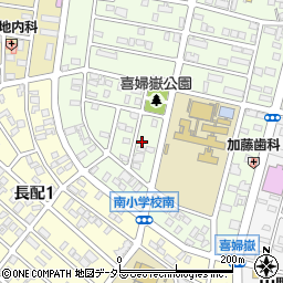 愛知県長久手市喜婦嶽1115周辺の地図