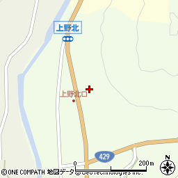兵庫県宍粟市波賀町上野956周辺の地図