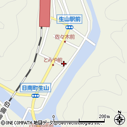 鳥取県日野郡日南町生山781-3周辺の地図