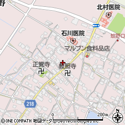 滋賀県愛知郡愛荘町蚊野1568周辺の地図