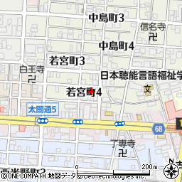 愛知県名古屋市中村区若宮町4丁目32周辺の地図
