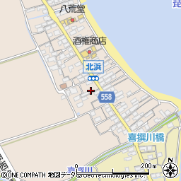 滋賀県大津市和邇北浜136周辺の地図