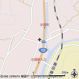 静岡県浜松市天竜区水窪町奥領家3366周辺の地図