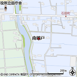 愛知県愛西市石田町南鵜戸周辺の地図