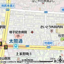 愛知県名古屋市中村区竹橋町26周辺の地図