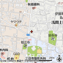 セブンイレブン富士市浅間上町店周辺の地図