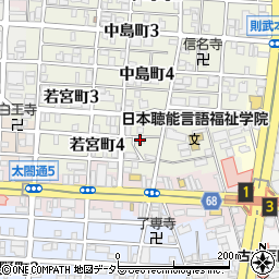 愛知県名古屋市中村区若宮町4丁目37周辺の地図