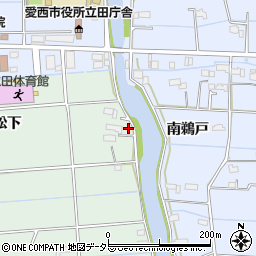 愛知県愛西市小茂井町松下39周辺の地図