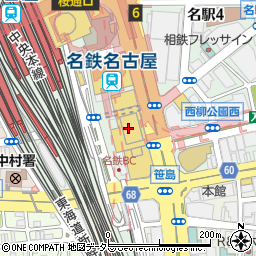 名古屋鉄道株式会社お客さまセンター周辺の地図