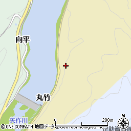 愛知県豊田市月原町（丸竹）周辺の地図