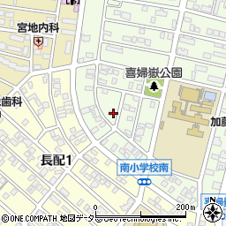 愛知県長久手市喜婦嶽1311周辺の地図