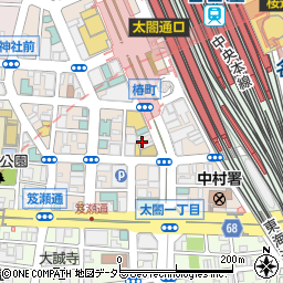 名古屋ギルド周辺の地図