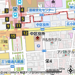 日本司法支援センター　愛知地方事務所周辺の地図