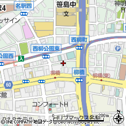 酒と肴と男と女 日本酒天国 おにたいじ 名古屋駅店周辺の地図