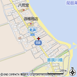 滋賀県大津市和邇北浜33周辺の地図