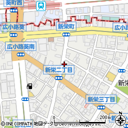 名鉄協商新栄２丁目第７駐車場周辺の地図
