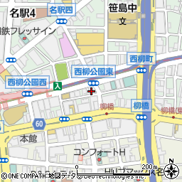 立呑み 魚椿 名古屋柳橋店周辺の地図