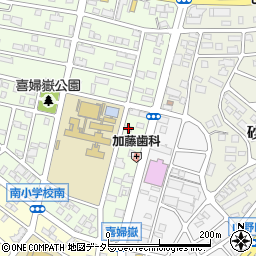 愛知県長久手市喜婦嶽836周辺の地図