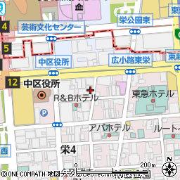 焼肉 赤身にくがとう 名古屋店周辺の地図