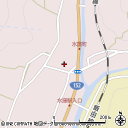 静岡県浜松市天竜区水窪町奥領家3365周辺の地図