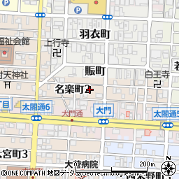 愛知県名古屋市中村区名楽町2丁目25周辺の地図