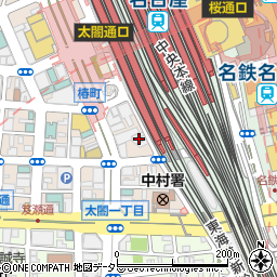 メガビッグ 名駅西口店周辺の地図