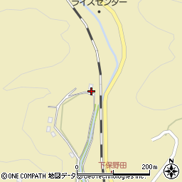 京都府南丹市日吉町保野田岩鼻周辺の地図
