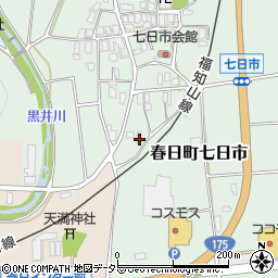 兵庫県丹波市春日町七日市556周辺の地図