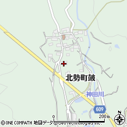 三重県いなべ市北勢町皷751周辺の地図